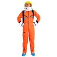 thumbnail image 2 of Orange Astronaut Jumpsuit Adult Costume | Space Explorer Costume, 2 of 6