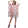 thumbnail image 2 of Moomaya Robe Courte de Caftan de Plage, Robe de Couverture Imprimée, Kaftan pour Femmes, Tenue de Plage, Couverture, 2 of 4