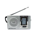 thumbnail image 2 of BC-R2048 Mini Radio Pocket Size Telescopic Antenna Battery Powered Portable AM FM Radio for Elder-Silver Gray, 2 of 5