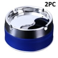 thumbnail image 1 of LSLJS Outdoor Ashtray Stainless Steel Ashtray with Rotating Lid Round Windproof Ashtray for Office Garden Outdoor(two Pack), Home Kitchen Gadgets Accessories, 1 of 1