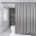 thumbnail image 1 of shyuyusa Gray Grid Shower Curtain Waterproof Fabric For Bathroom Partition And Daily Use, 1 of 6