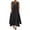 Black, variant on Meichang Women Cotton Linen Dresses Summer Sleeveless Scooop Neck Button Up Sundresses Plus Size Solid Double Swing Tank Dresses Tiered Flowy Long Maxi Dress with Pockets Coffee XL