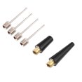 thumbnail image 4 of Unique Bargains Portable Air Pump with Inflation Needle Tapered Nozzle Extension Hose for Bicycle Wheel Tire Inflator 1 Set, 4 of 7