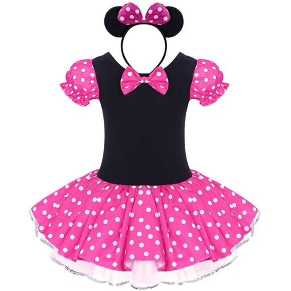 KAWELL Mini Souris Déguisements Féminins pour Tout-Petit, Enfant 18-24 Mois