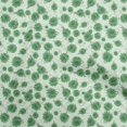 thumbnail image 1 of oneOone Cotton Poplin Green Fabric Florals Craft Projects Decor Fabric Printed By The Yard 56 Inch Wide, 1 of 4