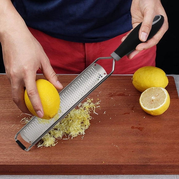 TIMIFIS Grater Long Grater Cheese Lemon Zester Carrot Orange Parmesan Nut Spice S/Steel Kitchen Gadgets