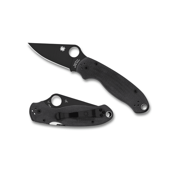 Spyderco Knives Para 3 C223GPBK CPM S30V Steel Black G-10 Pocket Knife