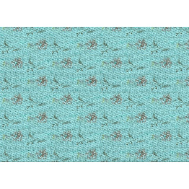 Ahgly Tapis Rectangulaire Lavable en Machine Intérieur Transitionnel Vert Écume de Mer, 2 Pieds x 3 Pieds