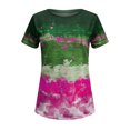 thumbnail image 4 of Pompotops Blouse Décontractée Ample pour Femme, Mode, Imprimée, Col Rond, T-Shirt, Chemises, Blouse, T-Shirt Imprimé, Liquidation, 4 of 5
