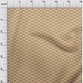 thumbnail image 3 of oneOone Georgette Viscose Orange Fabric Geometric Sewing Craft Projects Fabric Prints By Yard 42 Inch Wide, 3 of 5