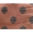 thumbnail image 4 of oneOone Georgette Viscose Fabric Floral Block Print Fabric By The Yard 42 Inch Wide, 4 of 4