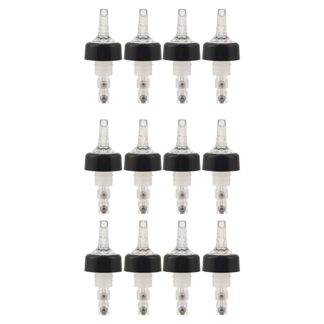 12 x Verseurs à Shot Rapide Transparents à Mesure Automatique de 25 ml