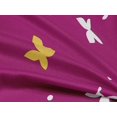 thumbnail image 5 of oneOone Rayon Fuschia Pink Fabric Floral & Craft Projects Decor Fabric Printed By The Yard 56 Inch Wide, 5 of 5