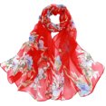 thumbnail image 1 of Birdeem Mode Femmes Pêche Imprimé Longue Foulard Douce Enveloppante Châle Foulards pour Dames, 1 of 1