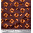 thumbnail image 1 of Soimoi Poly Georgette Fabric Fox Kids Decor Fabric Printed Yard 42 Inch Wide, 1 of 3