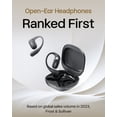 thumbnail image 2 of New Shokz OpenFit 2 - Open-Ear Wireless Bluetooth Headphones - Premium DualBoost™ Audio and Deep Bass - Earhook Earbuds with Built-In Smart Microphone - Comfortable, Sweat Resistant Earphones, Black, 2 of 9