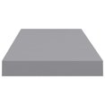 thumbnail image 3 of vidaXL Étagères Murales Flottantes 2 Pcs Gris 60x23,5x3,8 cm MDF, 3 of 4