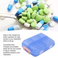 thumbnail image 4 of Travel Pill Organizer, 10 Compartments Pill Case Compact And Portable Pill Box Dispenser For Purse Vitamin Fish Oil Compartments Container Medicine Box, 4 of 8