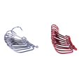 thumbnail image 2 of Smilepp 51PCS Fishing Hooks Metal Worm Senko Bait Jig Offset Hooks Plastic Box Set Fishing Accessory, 2 of 9