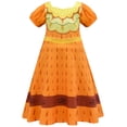 thumbnail image 1 of HAWEE Enfants Encanto Mirabel/Luisa Madrigal/Pepa Robe de Princesse Cosplay Filles Manches Courtes Costume, 1 of 5