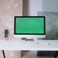 thumbnail image 3 of Microphone Robot Desk Lamp with Guitar Metal Iron Art Desktop Light Home Bedroom Lighting Decor  Red, 3 of 8
