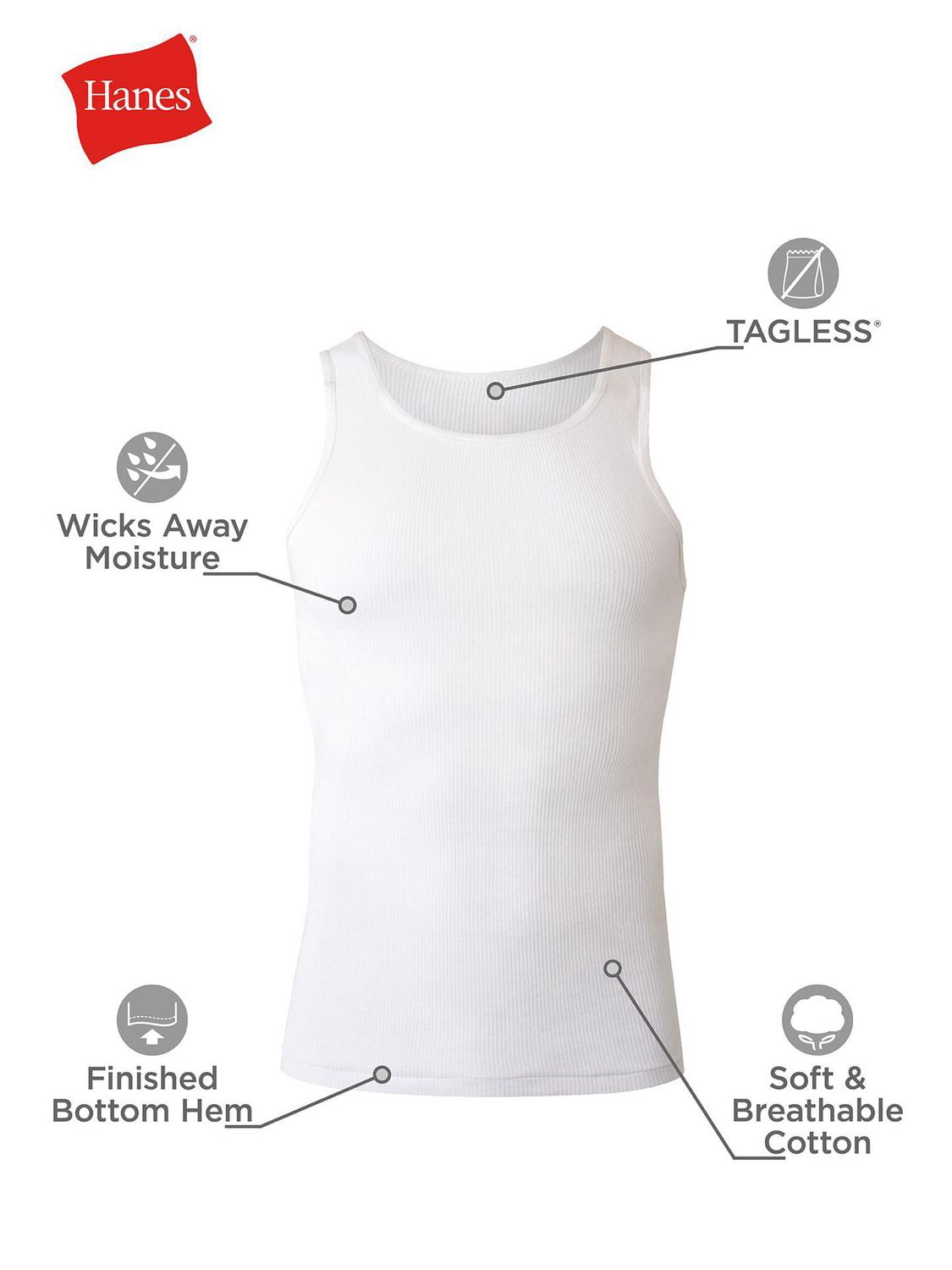 Debardeurs Hanes pour hommes sans etiquette
