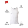 thumbnail image 4 of Hanes Men's Tagless Tanks - Comfort Soft, 4 of 8