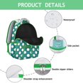 thumbnail image 4 of Colorful Polka Dots School Backpack Minimalist Dots and Geometric Pattern Design Fashion Travel Bag for Students, 4 of 6