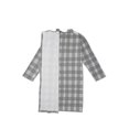 thumbnail image 3 of Men's Adaptive Open Back Grey Check Gown, 3 of 6