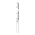 thumbnail image 2 of 80Pcs Cake Fork Plastic Fruits 2 Tooth Food Picks for Dessert Snack Salad Cocktail Appetizer, Clear, 2 of 9