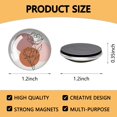thumbnail image 2 of 12Pcs Glass Fridge Magnets Sticker, Cute Heavy Duty Fridge Magnets for Locker, Strong Refrigerator Magnets for Office Kitchen Whiteboard Home Decorative Magnets for Gift, 2 of 7