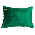 thumbnail image 4 of The HomeCentric Designer Green 12"x18" (30x45 cm) Lumbar Pillow Covers, Velvet Knotted & Textured Oblong Pillows For Couch, Solid Pattern Modern Style - Emerald Waters, 4 of 4