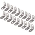 thumbnail image 1 of 20 Pcs 90 Degree Right Angle Stainless Steel Corner Brace,1.18 Inchx1.18 Inch Corner Braces,Stainless Steel Right Angle Metal Bracket, 1 of 6