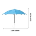 thumbnail image 2 of Nilvkv Sunshade Umbrella Mini Motorcycle Umbrella Toy Umbrella, 2 of 6