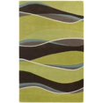 thumbnail image 1 of HomeRoots 353539 27 x 45 in. Wool Lime & Mocha Area Rug, 1 of 1