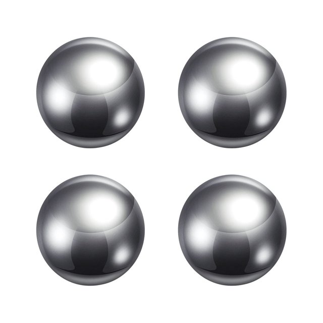 Unique Bargains Boules de Précision 3/4' Diamètre 440C Acier Inoxydable G25 pour Roulements 4 Pack