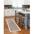 thumbnail image 1 of Indian Handmade Braided White Border with Inner Gray Natural Jute Area Rug, Home Décor Rug, Jute Rug for Bedroom, Dining Room, living room, Doormat Rug Size - 2.6' x 4' (78 cm x 120 cm), 1 of 5