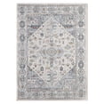 thumbnail image 4 of Vesta Cream and Blue Woven Area Rug, 4 of 7