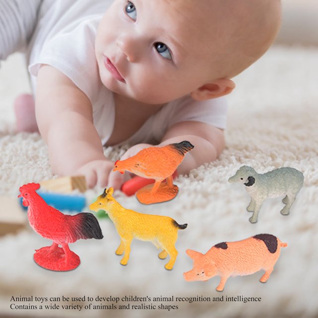 Animal Modèle Volaille, Jouet Éducatif Modèle Animal, Non- pour les Enfants Bébé