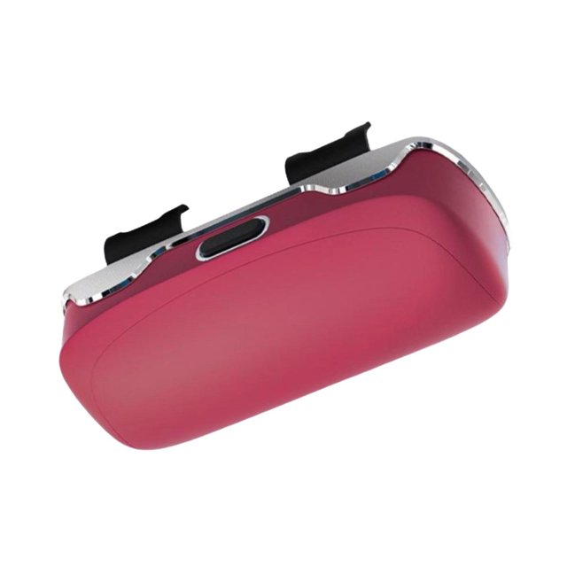 lionlar Sunglasses Holder for Car Visor Portable Sturdy Hard Shell Auto Glasses Case Red