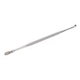 thumbnail image 4 of Earwax Curette Remover, Glossy Rounded Stainless Steel Double Head Relieve Itching Ear Spoon  for Home Silver, 4 of 7