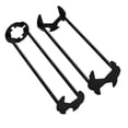 thumbnail image 1 of TFixol 2-Piece Multi-Functional Basin Wrench Set for Faucet, Sink, and Pipe Maintenance - 7 Standard Clips, Black (A+B Models), 1 of 6