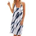 thumbnail image 1 of TJAZFJPA Robes de Soirée Longues pour Femmes Robe d'Été Décontractée Sans Manches Robe de Plage Col Rond Robe Débardeur Imprimée Robes Formelles Noires, 1 of 7