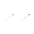 thumbnail image 1 of Langgg Portable And Durable Stainless Steel Teaspoon For Office Stirring Office Stirring Spoon Teaspoon silver spoon 2Set, 1 of 6