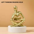 thumbnail image 1 of Meitianfacai Abstract Figure Reading Statue Decorative Bookshelf Desk Ornament, 1 of 2