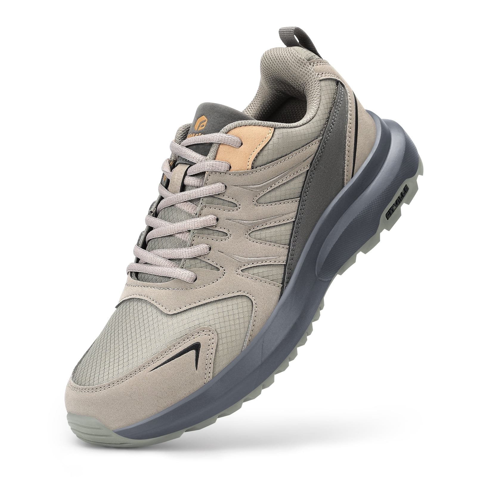 FitVille Men's Wide Hiking Shoes with Arch Support Comfort Outdoor