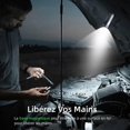 thumbnail image 5 of (White) L02 1000 Lumens Mini Rechargeable EDC Flashlight, 365nm UV Light, Multicolor Light Source, Ultra Powerful Small LED Torch with Magnetic Base a, 5 of 5