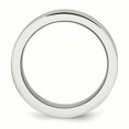 thumbnail image 2 of Stainless Steel 8mm Double Row Beaded Brushed & Polished Band Ring 8 Size, 2 of 6