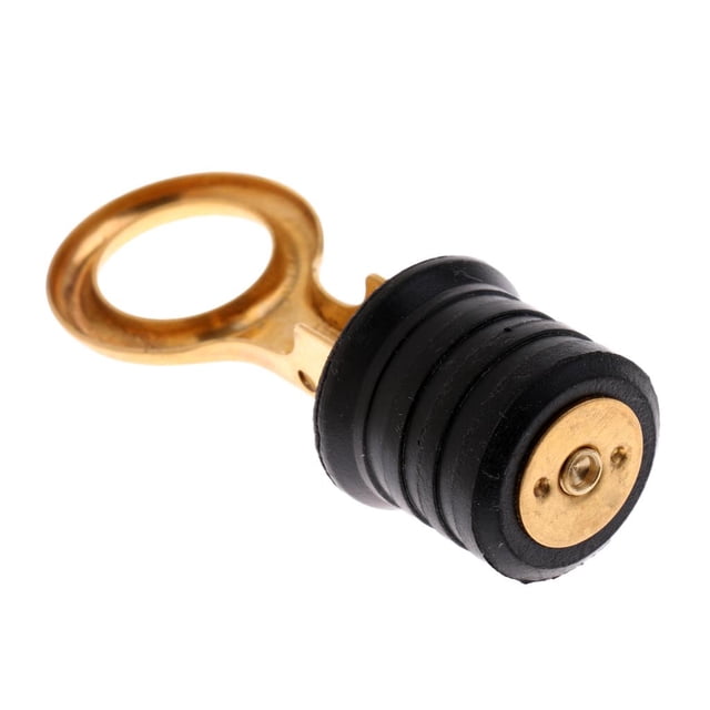 Bouchon de Coque de Vidange de Puits d'Appât en Laiton 1.2 '' Snap Boat