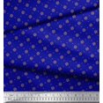 thumbnail image 3 of Soimoi Cotton Duck Fabric Dot & Floral Small Print Fabric by Yard 42 Inch Wide, 3 of 3